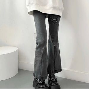 Y2K heart jeans